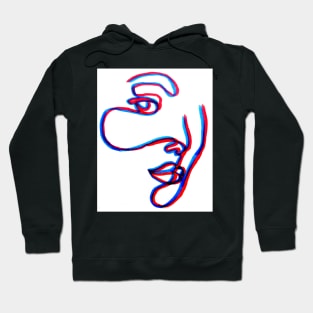 Abstract Woman Hoodie